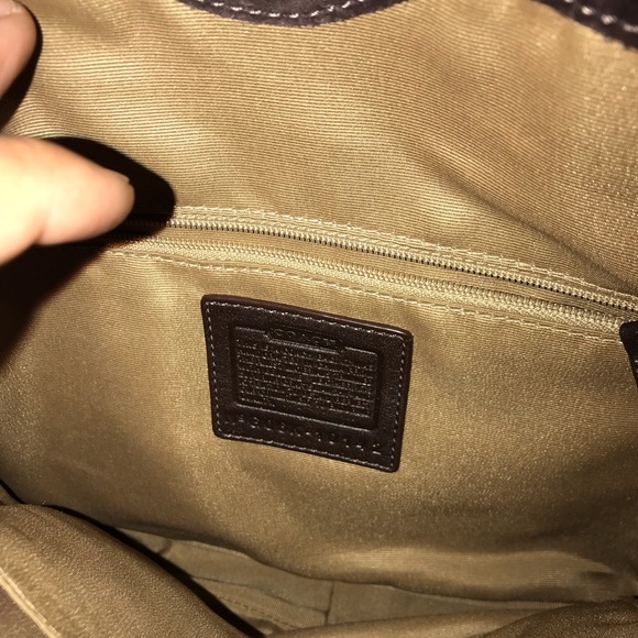 Brown coach bag - Picture 4 of 4